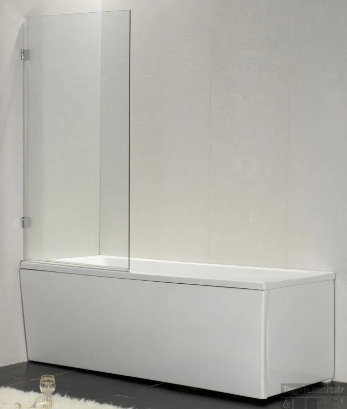 B&w-luxury Bagno Badwand 80x140cm. Chroom-helder Clean 4 B&w-luxury Bagno Badwand 80x140cm. Chroom-helder Clean - Afbeelding 2