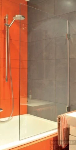 B&w-luxury Bagno Badwand 80x140cm. Chroom-helder Clean 9 B&w-luxury Bagno Badwand 80x140cm. Chroom-helder Clean -Badkamerwinkel 10667