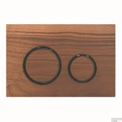 Bedieningsplaat Geberit Sigma 21 Voor 2-toets Spoeling Zwart Chroom / Amerikaans Noten