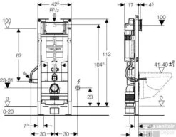 Geberit Duofix Sigma Inbouwreservoir Up320 Max 8 Cm Verstelbaar 7 Geberit Duofix Sigma Inbouwreservoir Up320 Max 8 Cm Verstelbaar -Badkamerwinkel 20766