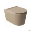 Wandcloset Salenzi Civita 50x35x36.5cm Keramiek Rimless Mat Taupe (excl. Zitting) -Badkamerwinkel 2ac8mta0 wandcloset salenzi civita 50x35x36.5cm keramiek rimless mat taupe excl. zitting shop
