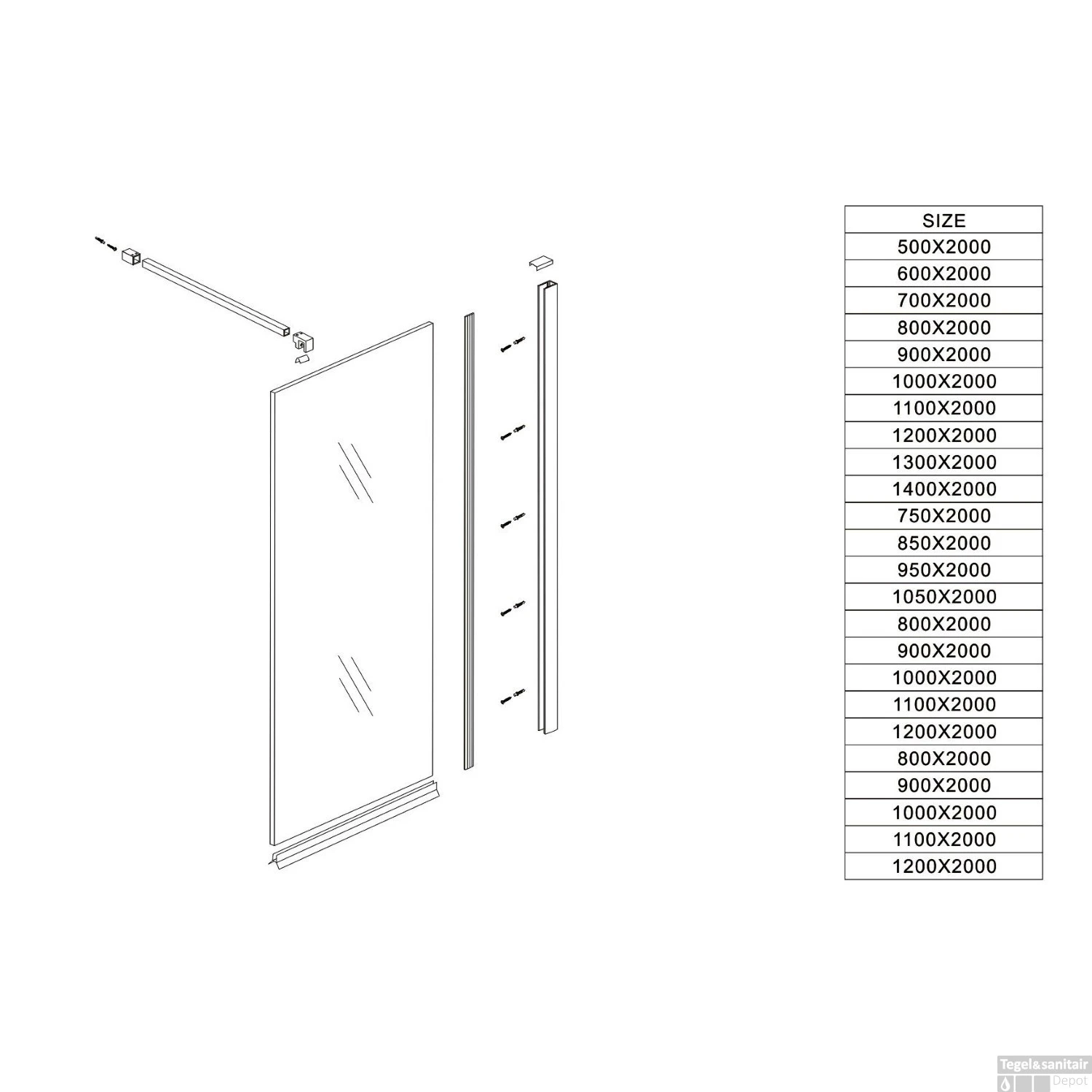 2x Stabilisatiestang Wiesbaden Slim 120 Cm Wit 5 2x Stabilisatiestang Wiesbaden Slim 120 Cm Wit - Afbeelding 3
