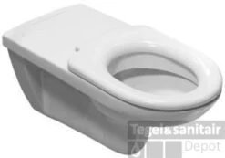 Jika Euroline Wandcloset Verlengd 70 Cm. Wit