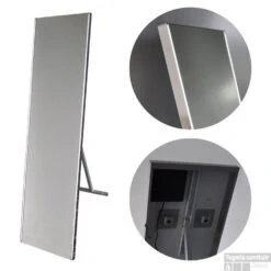 Staande Spiegel Wiesbaden Lensa Met LED Verlichting 160x42 Cm