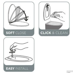 Toiletzitting Tiger Ventura Softclose Duroplast Pergamon -Badkamerwinkel 4008912514468 toiletzitting tiger ventura softclose duroplast pergamon sfeer7