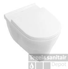 Villeroy & Boch O.novo Wandcloset Vlakspoel 36x56 Cm. Wit