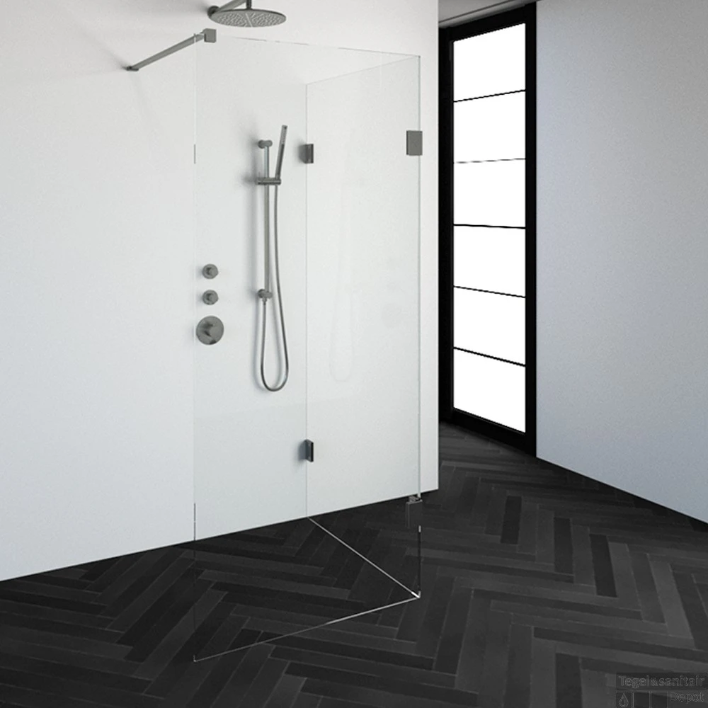 Inloopdouche Compleet Just Creating Profielloos 90x90 Cm Reversed RVS 3 Inloopdouche Compleet Just Creating Profielloos 90x90 Cm Reversed RVS