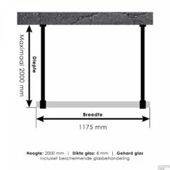Doorloopdouche Compleet Just Creating Profielloos 120x200 Cm Goud 11 Doorloopdouche Compleet Just Creating Profielloos 120x200 Cm Goud -Badkamerwinkel 4jc7 120 t 3