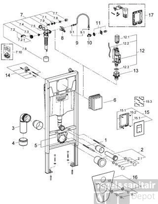 Grohe Rapid Sl Inbouwreservoir Met Skate Cosmopolitan Bed.plaat Chroom 7 Grohe Rapid Sl Inbouwreservoir Met Skate Cosmopolitan Bed.plaat Chroom - Afbeelding 5