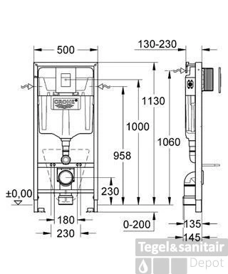 Grohe Rapid Sl Inbouwreservoir Met Skate Cosmopolitan Bed.plaat Chroom 4 Grohe Rapid Sl Inbouwreservoir Met Skate Cosmopolitan Bed.plaat Chroom - Afbeelding 2