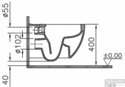 B&w-luxury Zarza Wandcloset Spoelrandloos M/closetzitting Softclose Wit 10 B&w-luxury Zarza Wandcloset Spoelrandloos M/closetzitting Softclose Wit -Badkamerwinkel 77687