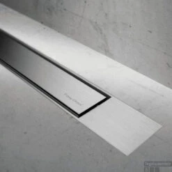 Easydrain Compact Modulo Design Douchegoot 90 Cm. Rooster Z2 Waterslot 30 Mm. Rvs Geborsteld