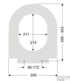 Pagette Subline Closetzitting Met Softclosing En Quickrelease Wit -Badkamerwinkel 82910