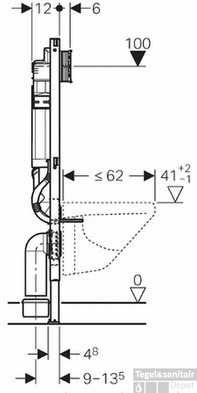 Geberit Duofix Sigma Inbouwreservoir 12cm.h112 M/geurafzuiging Exclusief Wandankers 5 Geberit Duofix Sigma Inbouwreservoir 12cm.h112 M/geurafzuiging Exclusief Wandankers - Afbeelding 3
