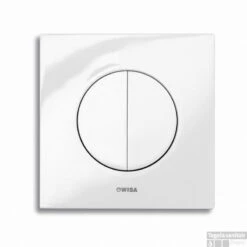 Wisa Maro Afdekplaat Met Dualflush Wit