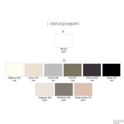 Kwartrond Douchebak Bounty 90 X 80 X 4 Cm Pergamon -Badkamerwinkel 90x80 bounty pergamon kleurstaal 1