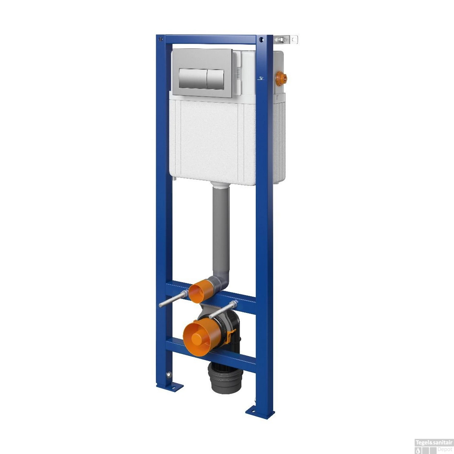 Steunframe Inbouwreservoir Allibert Blok 3 Steunframe Inbouwreservoir Allibert Blok