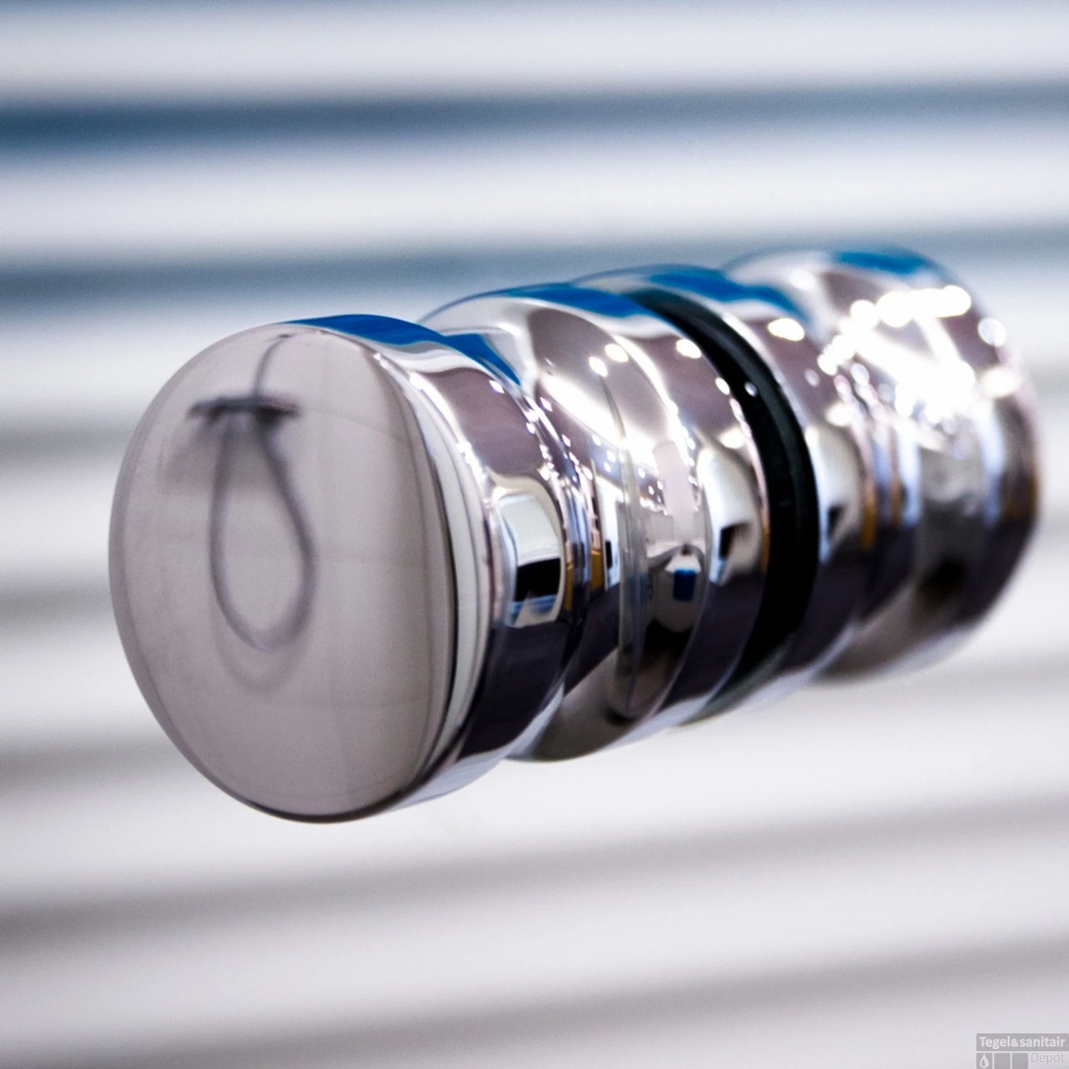 Badwand Van Rijn ST02 Klapwand + Vaste Wand 120x150 Cm Helder Glas 6 Mm Chroom - Afbeelding 4