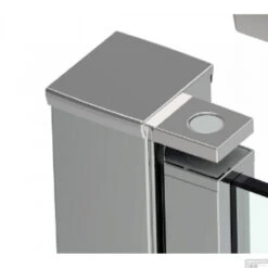 Badwand Van Rijn ST02 Klapwand + Vaste Wand 120x150 Cm Helder Glas 6 Mm Chroom -Badkamerwinkel badwand van rijn st02 klapwand vaste wand 120x150 cm helder glas 6 mm chroom 4