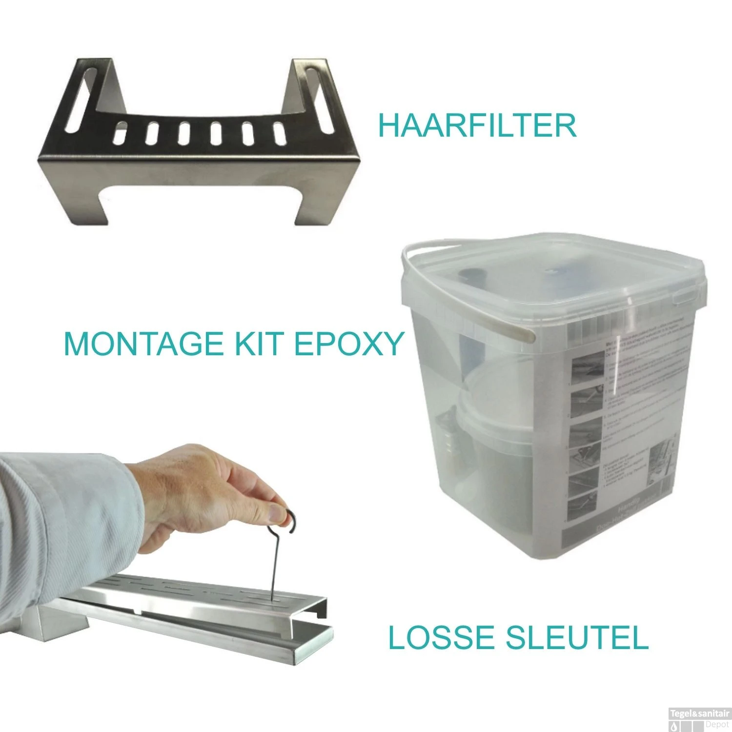 RVS Douchegoot BASIC Met Uitneembaar Sifon 70x7cm 6,7cm Diep TEGEL ROOSTER 10 RVS Douchegoot BASIC Met Uitneembaar Sifon 70x7cm 6,7cm Diep TEGEL ROOSTER - Afbeelding 8