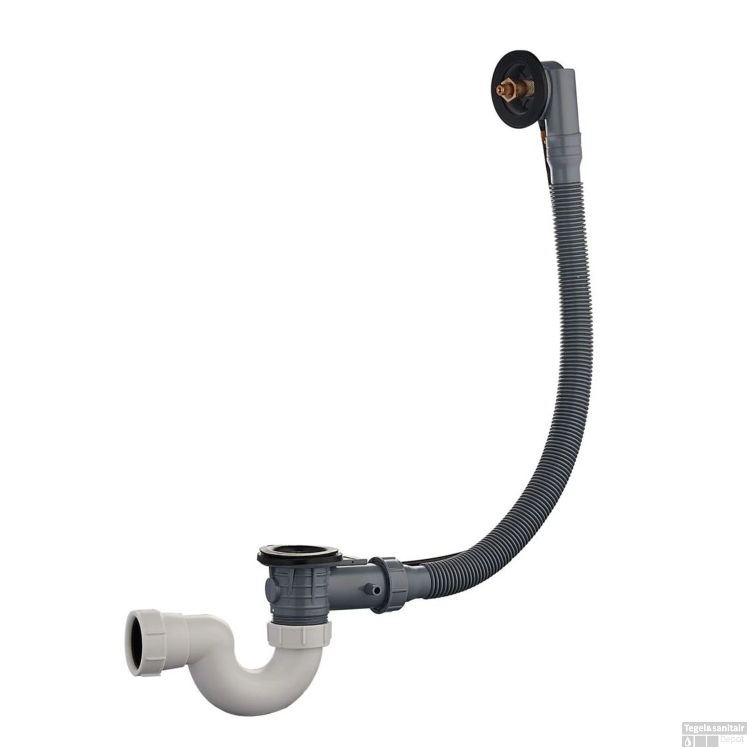 Badafvoer Met Overloopcombinatie Wiesbaden (keuze Uit 5 Kleuren) 5 Badafvoer Met Overloopcombinatie Wiesbaden (keuze Uit 5 Kleuren) - Afbeelding 3