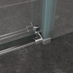 BWS 2 Delige Nis Schuifdeur 140x200 Cm 8 Mm NANO Coating -Badkamerwinkel bws 2 delige nis schuifdeur nano coating 2 1