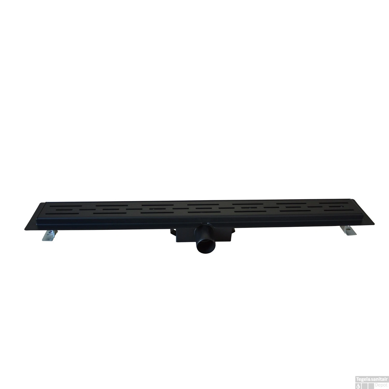 BWS Douchegoot Flens Met Uitneembaar Sifon 70x7x6.7cm RVS Mat Zwart 4 BWS Douchegoot Flens Met Uitneembaar Sifon 70x7x6.7cm RVS Mat Zwart - Afbeelding 2