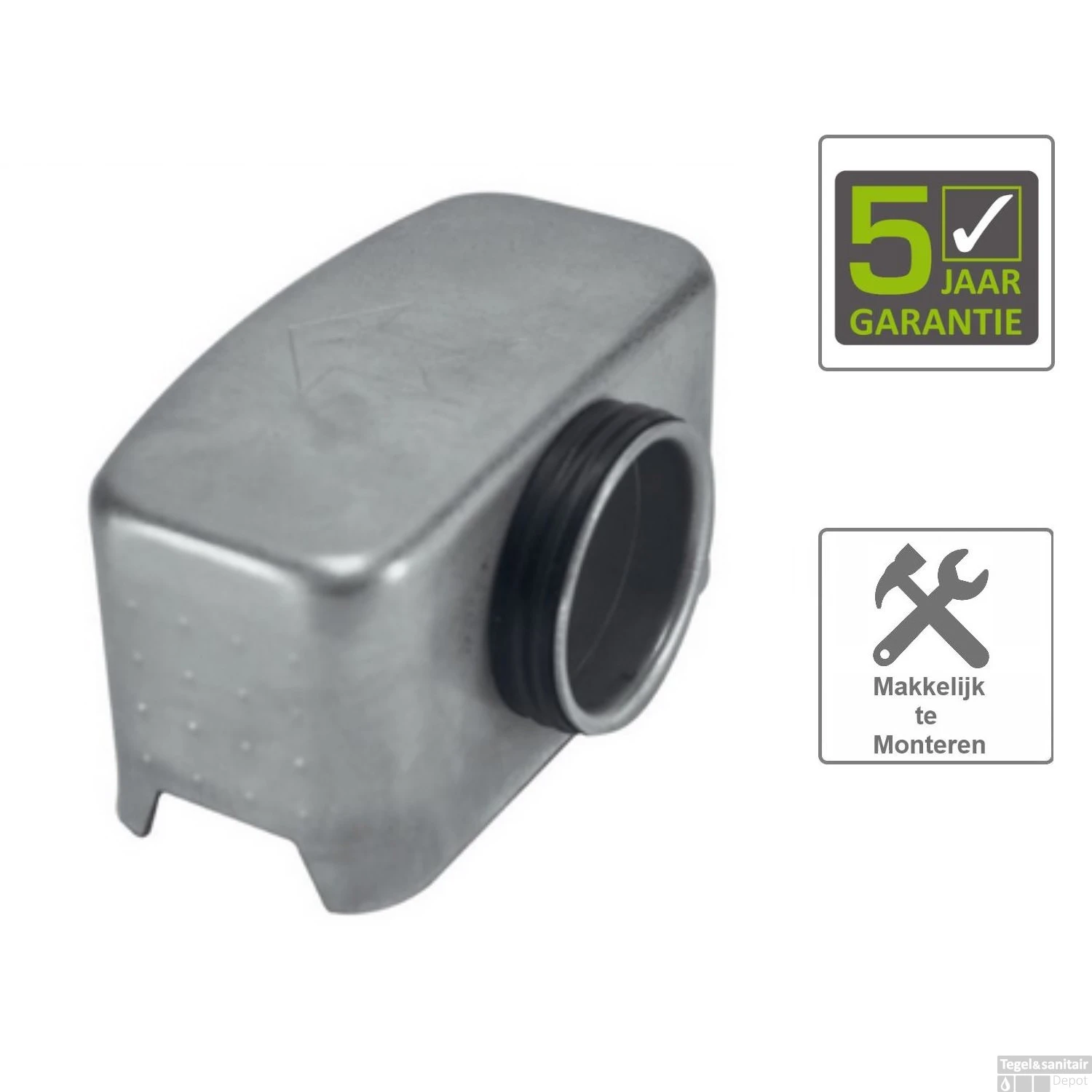 BWS Los RVS Inzetstuk Sifon Tbv Douchegoot 4 BWS Los RVS Inzetstuk Sifon Tbv Douchegoot - Afbeelding 2