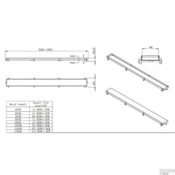 BWS RVS Tegelrooster Tbv Douchegoot 100x7 Cm 11 BWS RVS Tegelrooster Tbv Douchegoot 100x7 Cm -Badkamerwinkel bws rvs tegelrooster tbv douchegoot 100x7 cm tech