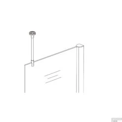 BWS Plafond Stabilisatiestang Rond 100 Cm Inkortbaar Chroom 12 BWS Plafond Stabilisatiestang Rond 100 Cm Inkortbaar Chroom -Badkamerwinkel bws stabilisatiestang plafond rond 100 cm inkortbaar chroom tech1