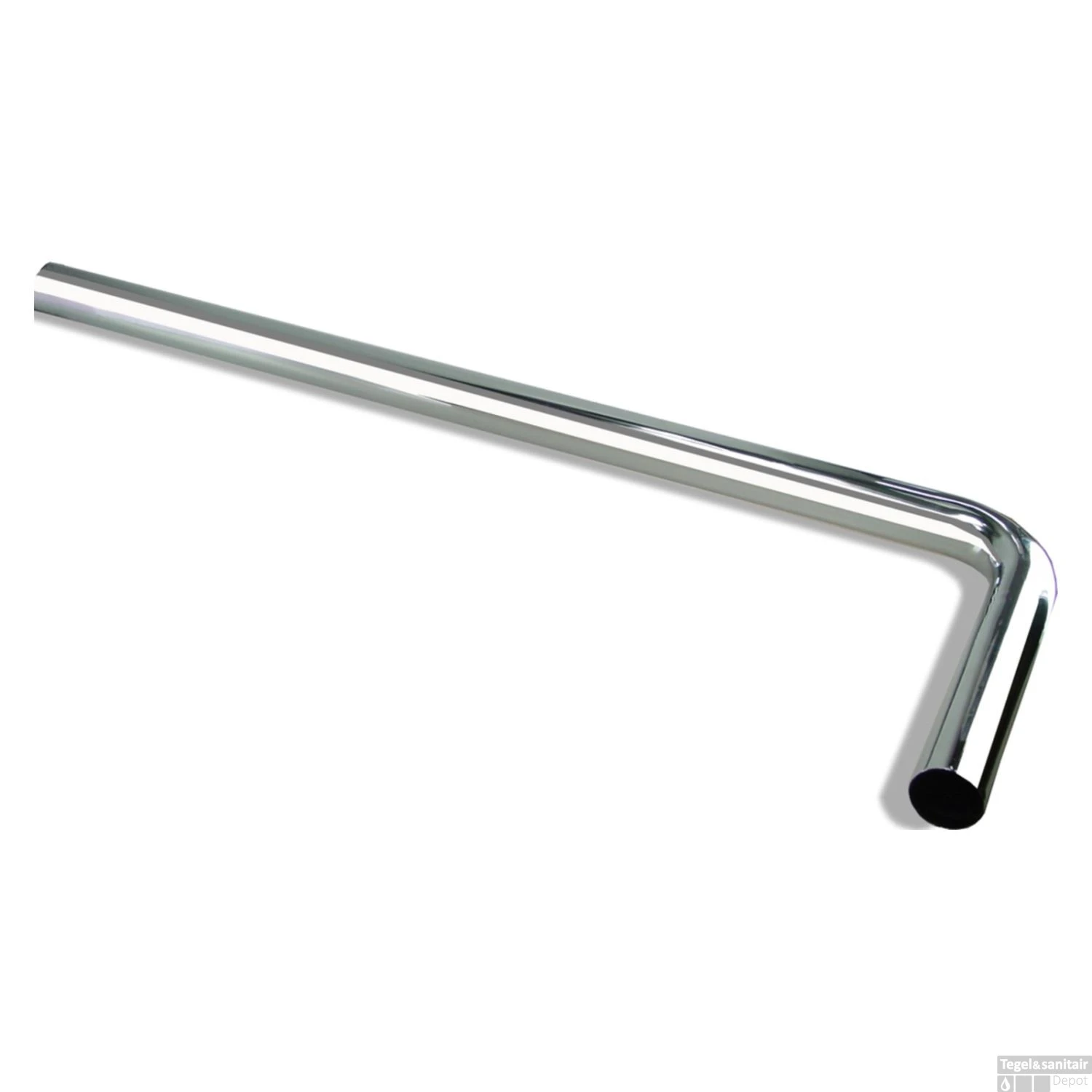 BWS Uni Vloerbuis 750x220x32 Mm Chroom 4 BWS Uni Vloerbuis 750x220x32 Mm Chroom - Afbeelding 2