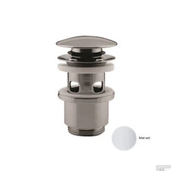 Clickwaste Sanimex Giulini Met Overloop 5/4 Mat Wit