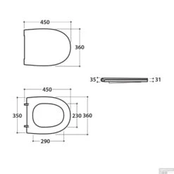 Closetzitting Luca Sanitair Vaso Softclose Mat Wit HOH 18cm -Badkamerwinkel closetzitting luca sanitair vaso softclose mat wit hoh 18cm glmdr20.bo tech
