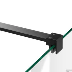 Inloopdouche Compleet Just Creating Profielloos 90/40 Cm Draaibaar Mat Zwart -Badkamerwinkel complete profielloze inloopdouche antraciet 4575 2 50