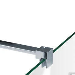 Inloopdouche Compleet Just Creating Profielloos 100x90/30 Cm Reversed Chroom -Badkamerwinkel complete profielloze inloopdouche chroom 4555 2 10