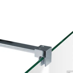 Inloopdouche Compleet Just Creating Profielloos 100x110/40 Cm Reversed Chroom -Badkamerwinkel complete profielloze inloopdouche chroom 4555 2 3