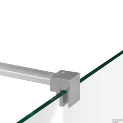 Inloopdouche Compleet Just Creating Profielloos 120/40 Cm Draaibaar RVS -Badkamerwinkel complete profielloze inloopdouche geborsteld 4565 2 46