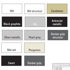 Designradiator Boss & Wessing Palian Met Zijaansluiting 111,1x50 Cm 519 Watt Pearl Grey -Badkamerwinkel de kleuren 303