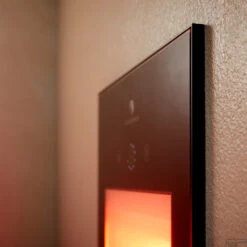 Sunshower Deluxe Mat Zwart UV En Infrarood Inbouwapparaat 32x187x16 Cm Aluminium Mat Zwart -Badkamerwinkel deluxe black detail 1 ir