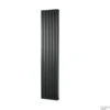 Designradiator Haceka Mojave Adoria 38x184 Cm Antraciet 6-Punts Aansluiting (1377 Watt)