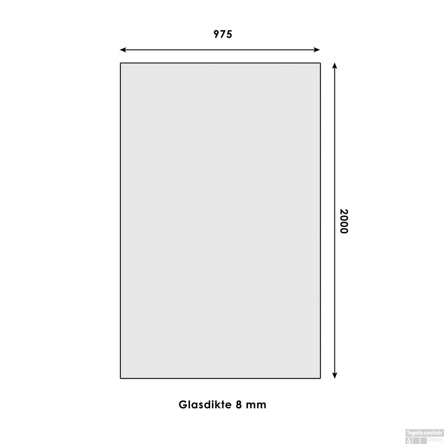 Doorloopwand Vrijstaand Profielloos Just Creating W4 100 Cm Zonder Beslag Omkeerbaar Helder Glas 4 Doorloopwand Vrijstaand Profielloos Just Creating W4 100 Cm Zonder Beslag Omkeerbaar Helder Glas - Afbeelding 2