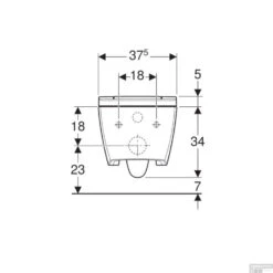 Douche WC Geberit AquaClean Sela Ladydouche Met Softclose En Deksel Chroom -Badkamerwinkel douche wc geberit sela wandcloset tech2 1