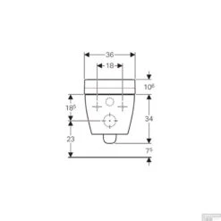 Douche WC Geberit AquaClean Tuma Comfort Compleet Rimfree Glas Wit -Badkamerwinkel douche wc geberit tuma comfort tech1 1