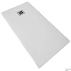 Douchebak Boss & Wessing Renovi 160x90x3 Cm Composietsteen Mat Wit