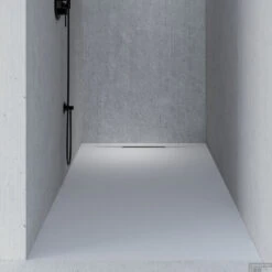 Douchebak Riho Isola 140x80 Cm Mat Licht Grijs -Badkamerwinkel douchebak riho isola 140x80 cm mat licht grijs 2