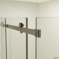 BWS Douchecabine | Supreme | Schuifdeur | Rechthoek 100x90cm | Nano Coating | RVS Profiel -Badkamerwinkel douchecabine boss wessing supreme 100x90 cm nano coating rvs profiel sfeer3