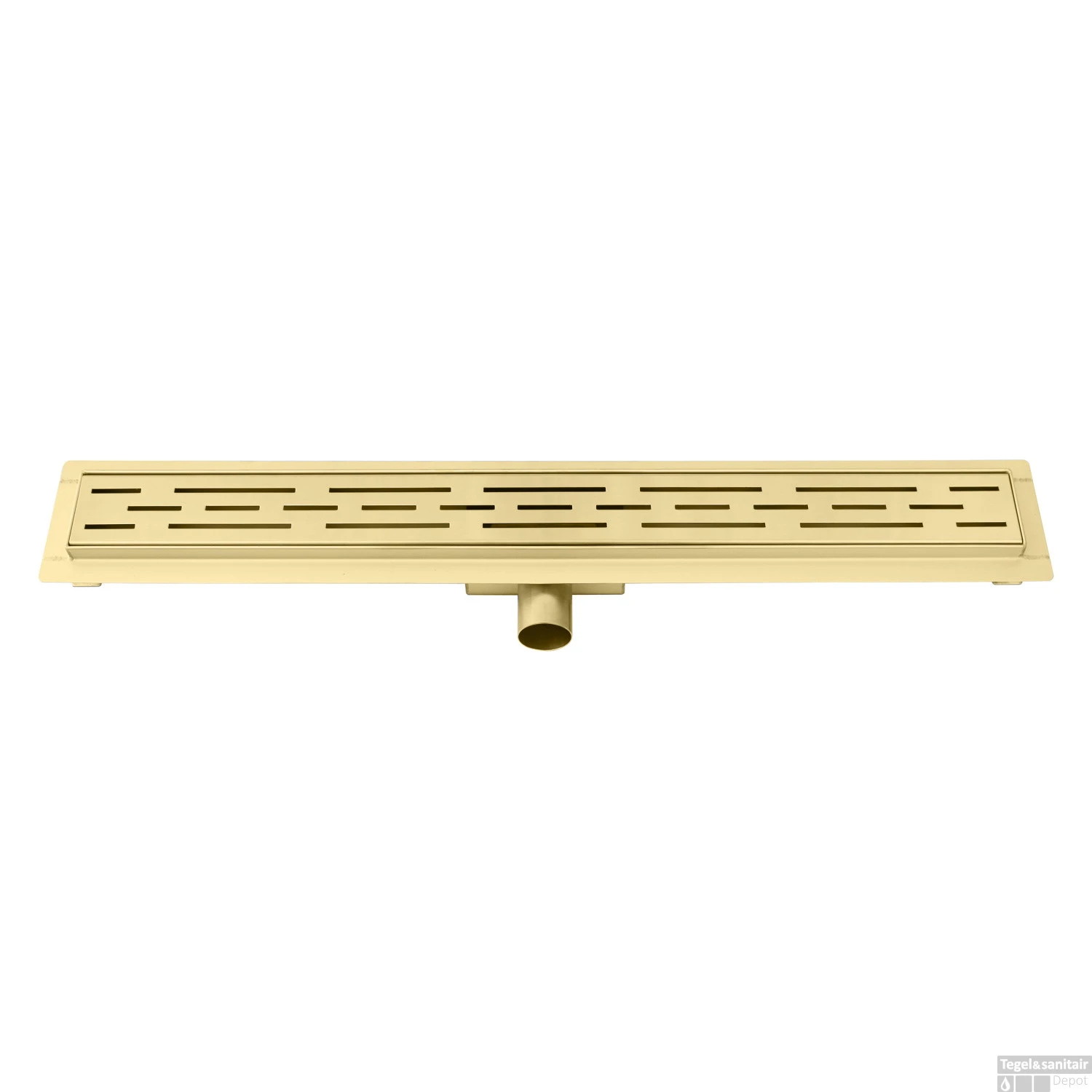 Douchegoot Best Design Nancy Met Flens 70x7x7 Cm RVS Mat Goud 3 Douchegoot Best Design Nancy Met Flens 70x7x7 Cm RVS Mat Goud