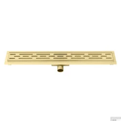 Douchegoot Best Design Nancy Met Flens 80x7x7 Cm RVS Mat Goud