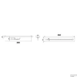 Douchegoot Boss & Wessing Colorato 80 Cm RVS Mat Zwart 7 Douchegoot Boss & Wessing Colorato 80 Cm RVS Mat Zwart -Badkamerwinkel douchegoot boss wessing lusso 80 cm rvs mat zwart tech