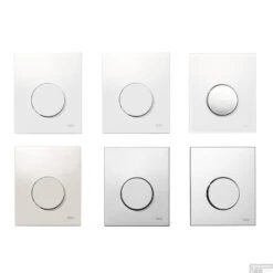 Urinoir Set Salenzi Hung Achterinlaat Mat Zwart Met TECE Loop Drukplaat Kunststof -Badkamerwinkel drukplaten tece loop kunststof 1